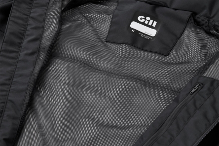 Gill Lightweight Pilot Jacket IN88J in BLACK close up