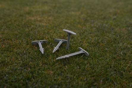 biodegradeable turf peg