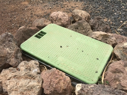 irrigation valve box