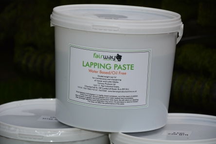 paste for sharpening mower bottom blades