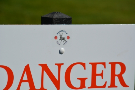 quality golf course sign