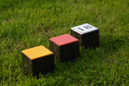 recycled plastic block tee marker